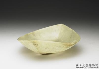 图片[3]-Jade plate in the shape of a boat, Western Asia or Ottoman Empire-China Archive